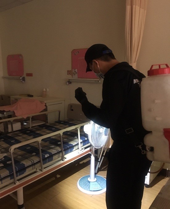 老人養護中心消毒